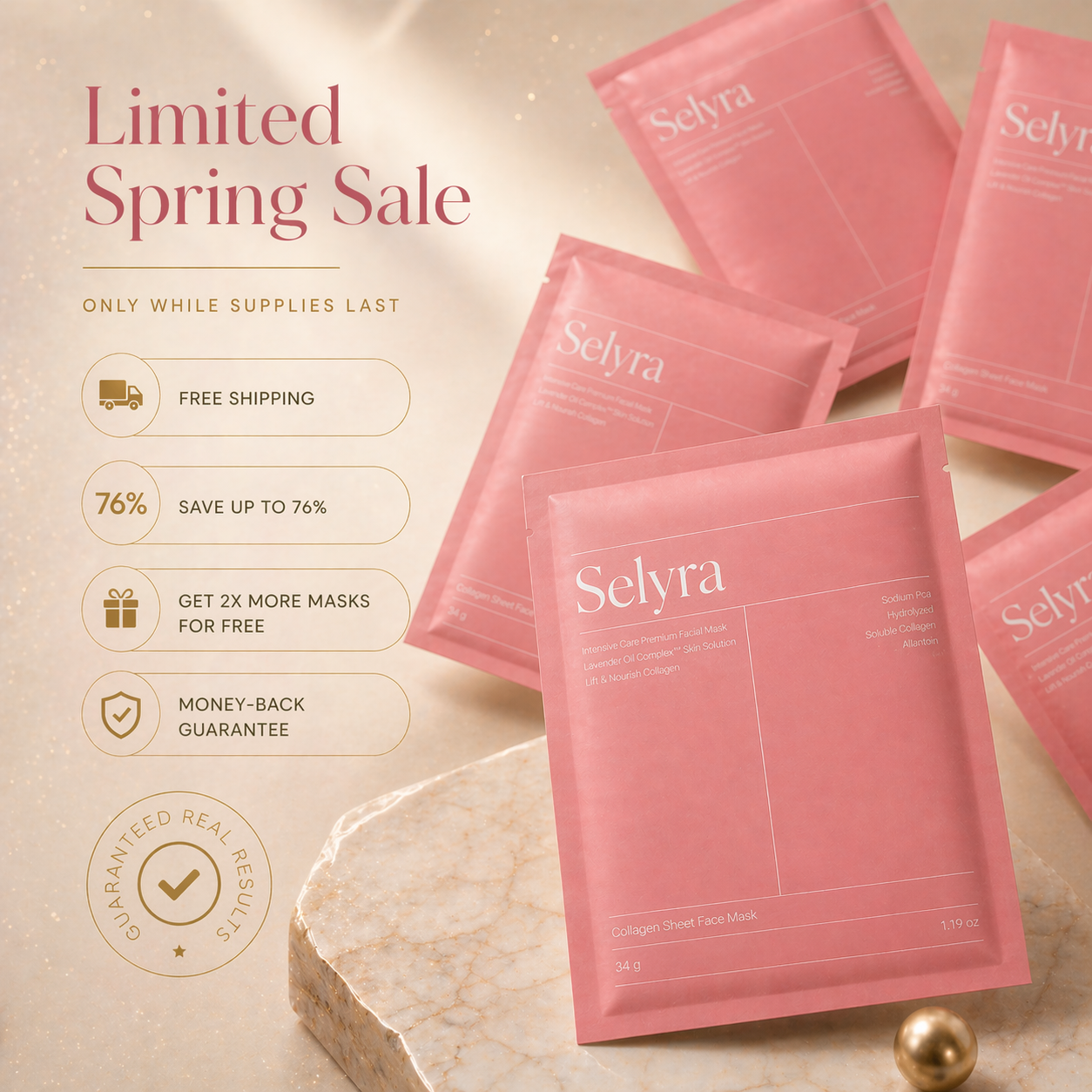 Collagen Sheet Face Mask